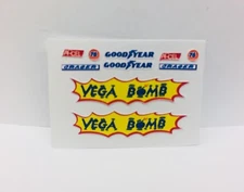 Hot Wheels Redline (VEGA BOMB...DECAL SET)  AWESOME
