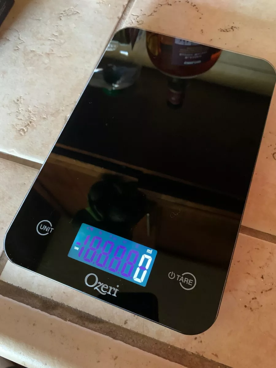 Ozeri Touch Professional Digital Kitchen Scale (12 lbs. Edition) in  Tempered Glass 