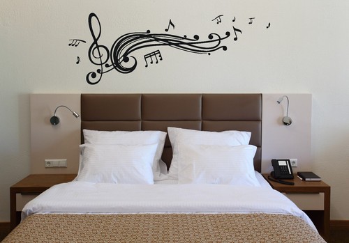 Wall Vinyl Sticker Decal Read Music Score Notes Treble Clef Decor (n310 ...