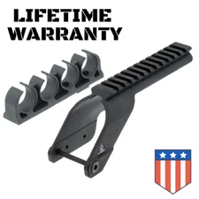 UTG Mossberg 500/590/Maverick Aluminum Optic Mount Shotgun 4 Shot Shell Carrier