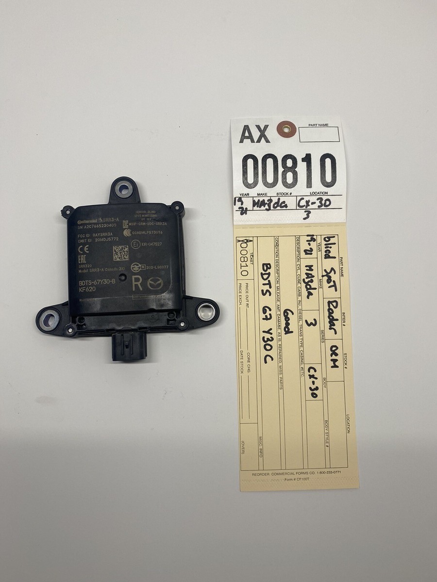MAZDA 3 BLIND SPOT MONITOR SENSOR MODULE OEM | eBay
