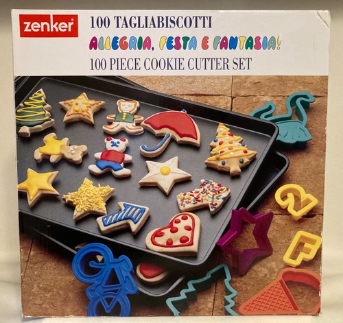 ZENKER 100-PIECE COOKIE CUTTER SET - INCLUDES NUMBERS & ALPHABET - NEW IN BOX! - 第 2/7 張圖片