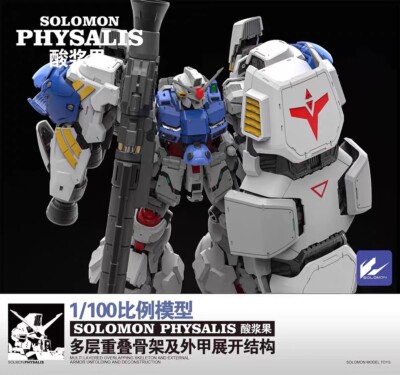 1/100 GP02A Solomon　発光ユニット付　新品未開封MG Solomon 1/100 MG RX-78GP02A Gundam Physalis Model Kit