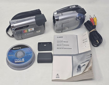 Canon DC410 and DC210 Mini DVD Digital Camcorder Lot