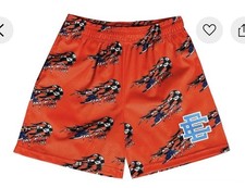 Size Medium - Eric Emanuel Shorts Matty Boy - Orange Blue Ships Out ASAP