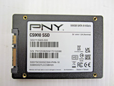 PNY CS900 500GB SATA III Solid State Drive SSD - 100% Health