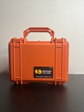 Pelican 1120 Small Case with Foam, 4" Bottom Depth, Orange