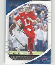 2020 Absolute Football Josh Allen #65 Blue