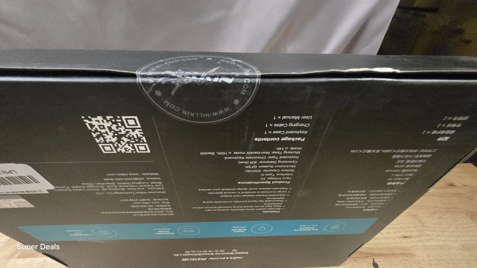 NillKiN for SAM tab S9+  Bumper combo Keyboard case Backlit version - Image 2 of 2