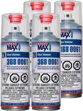 USC 2K High Gloss Clearcoat Aerosol 4 PACK 