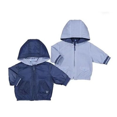 Mayoral Baby Boy Reversible Windbreaker 1404 12-18 months Blue retails $57
