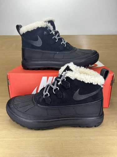 Stivali Nike Woodside Chucka 2 neri antracite 537345 001 donna taglia 8 PULITI