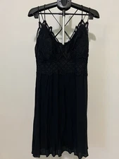 J for Justify Women's Black Dress Spaghetti Straps