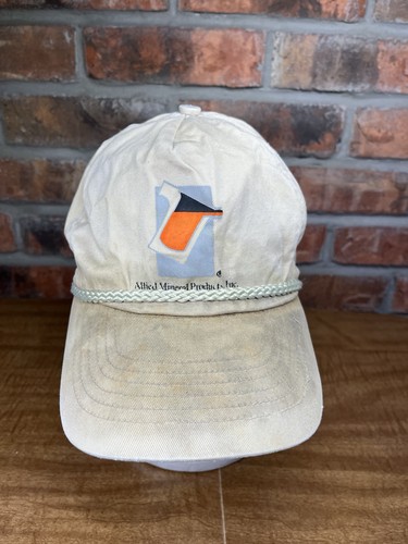 Vintage Allied Mineral Products Inc Logo Beige SnapBack Hat