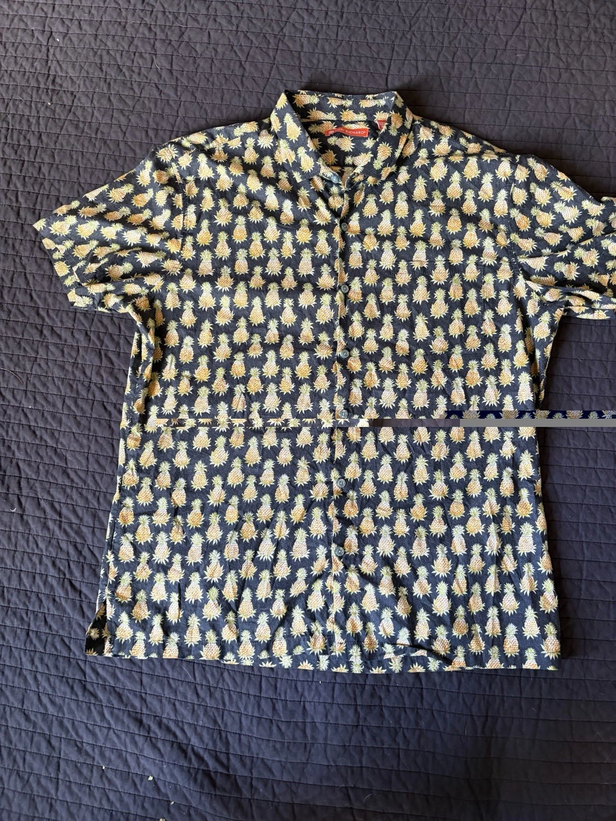 Tori Richard Hawaiian Shirt Mens XL Pineapple Print Aloha Short Sleeve
Opens in a new window or tab