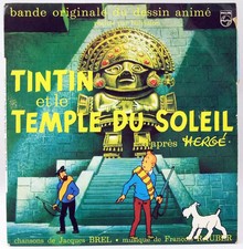 Tintin et le Temple du Soleil : bande originale du dessin animé - Disque 45Tours