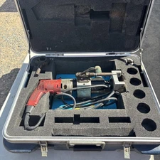 Tri Tool 301 Tube Squaring Machine Milwaukee Magnum Hole Shooter  Collets &Case 