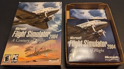 Microsoft Flight Simulator 2004 A Century of Flight PC CD-ROM Windows XP CIB