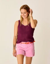 Micah Tank,Soft V-neck,Organic Cotton Womens