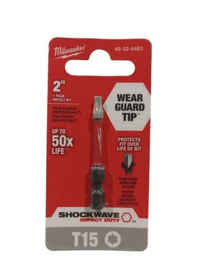 Milwaukee Electric Tool Corporation TORX BIT T15 2'' SW (Pkg of 5)