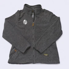 L.L. Bean Women’s Large Full Zip Fleece Jacket Gray Heather Recycled Polyester