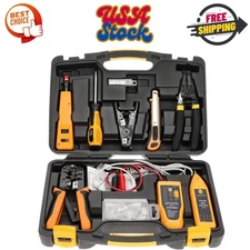 Professional Network Tool Kit 15 In 1 -RJ45 Crimper Tool Cat 5 Cat6 Cable Tester