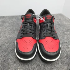 KEEN Utility Overton Safety CF Toe Shoes Mens 13D Black/Red Slip Resistant