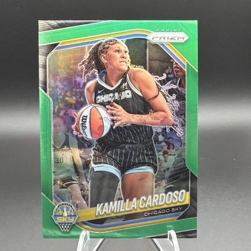 2025 Panini Prizm WNBA - Kamilla Cardoso #89 Green Prizm