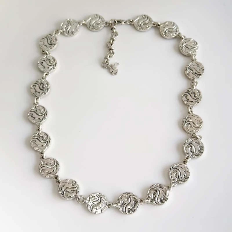 Collar Estación Invertida 17" Marca Lucky Regalo Elegante Mujer Fiesta Vacaciones Joyería Foto 3 de 4