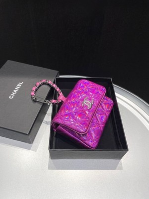 Chanel Pre-Owned Authentic Luxury Handbag Neon Pink Free Tracked Shipping