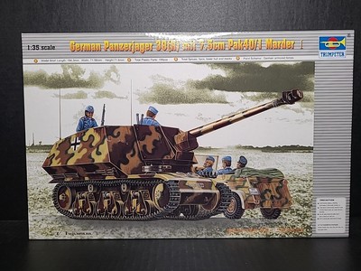 Trumpeter 1/35 German Panzerjager 39(H) mit 7.5cm Pak40/1 Marder 1 #00354
