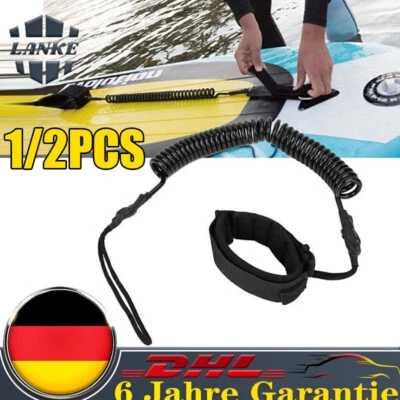 MARKENLOS Coiled SUP 10' Surfboard Leash Sup Leg Rope Strap Stand Up Paddleboard Leash
