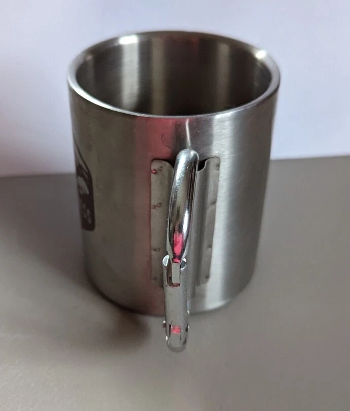 Taza Mosquetón Clip Mango Único Wilderness Ranch Acero Inoxidable Foto 4 de 4