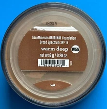 bareMinerals ORIGINAL Loose Powder Foundation SPF 15   0.28 oz Warm Deep W55
