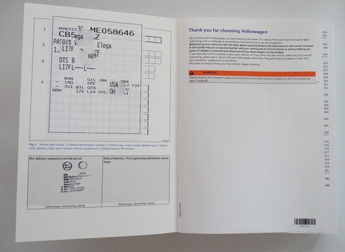 GENUINE VW PASSAT SALOON ESTATE 2019-2023 OWNERS MANUAL HANDBOOK WALLET PACK - Picture 7 of 7