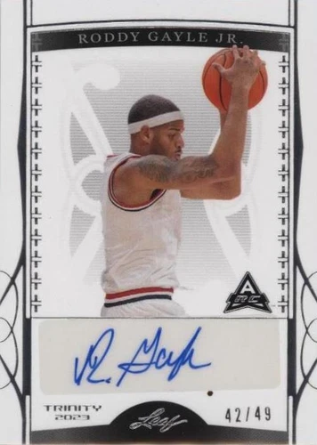 2022-23 Leaf Trinity - Roddy Gayle Jr. #BA-RGJ