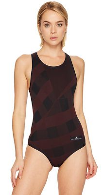 Adidas by Stella McCartney L16832 Burgundy Train Seamless Bodysuit