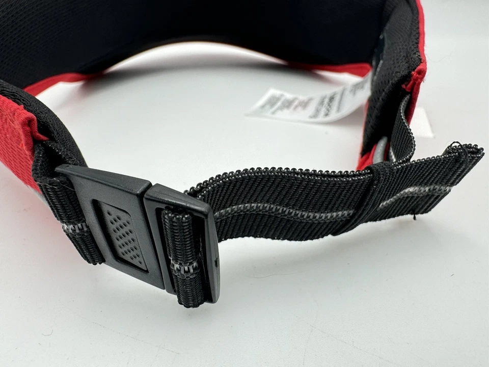 Atlanta Track Club Mizuno visera roja se adapta a todos los miembros del sombrero equipo unisex para correr Foto 4 de 4