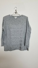 Style  co Women's Sweater Size Medium Gray Long Sleeve