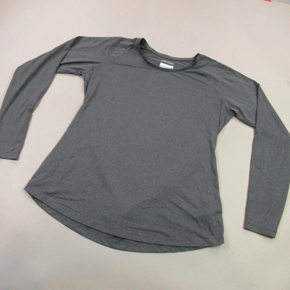 Camisa Columbia para mujer XL manga larga cuello redondo exterior Omniwick gris Foto 2 de 4