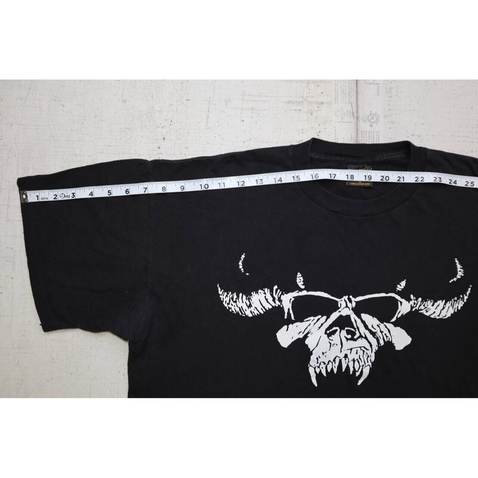 Vintage 90s Danzig 1995 Original Skull Shirt Size XL Brockum Single