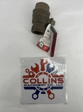 Mueller Ball Valve  Brass 1” Threaded