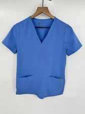 Figs Women’s Casma Three Pocket Scrub Top Technical Collection Size XS