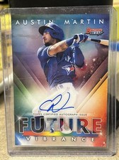 2021 Bowman's Best AUSTIN MARTIN Future Vibrance Atomic Auto #/150 JAYS / TWINS