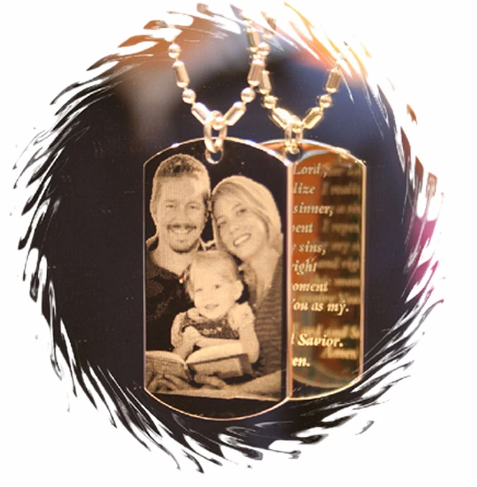 Collar personalizado grabado de acero inoxidable personalizado con etiqueta de perro grabado gratis Foto 4 de 4