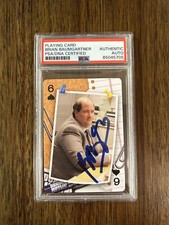 Brian Baumgartner Signed ‘The Office’ Card  Autographed PSA ‘Kevin Malone’