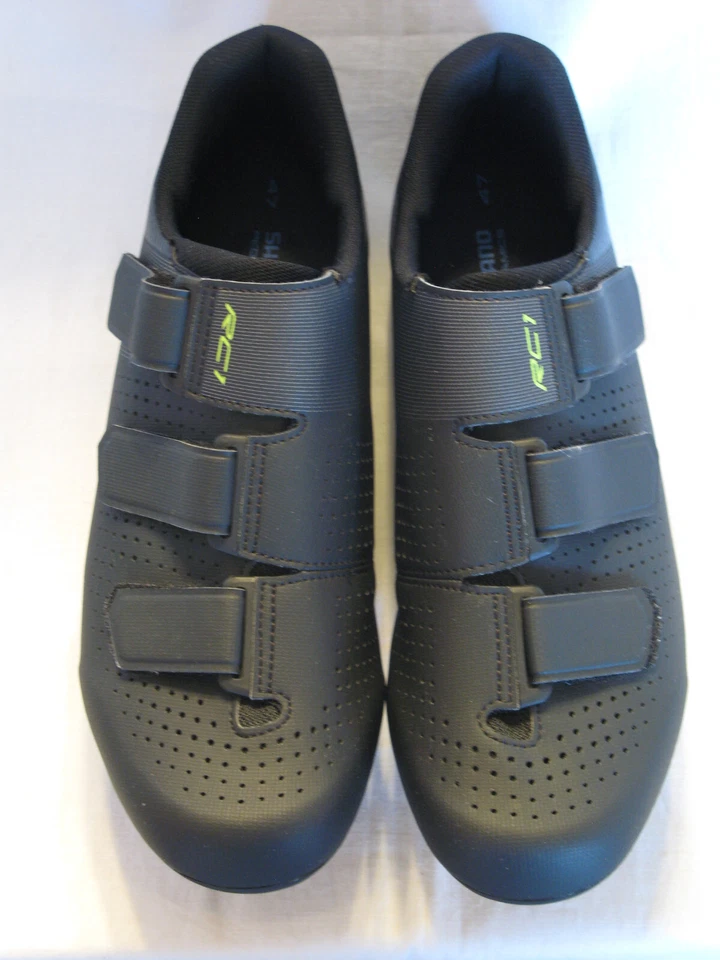 NEW Shimano RC1 Road Cycling Shoes Mens EUR 47 USA 11.8 + NEW Look Delta Cleats - Image 4 of 4