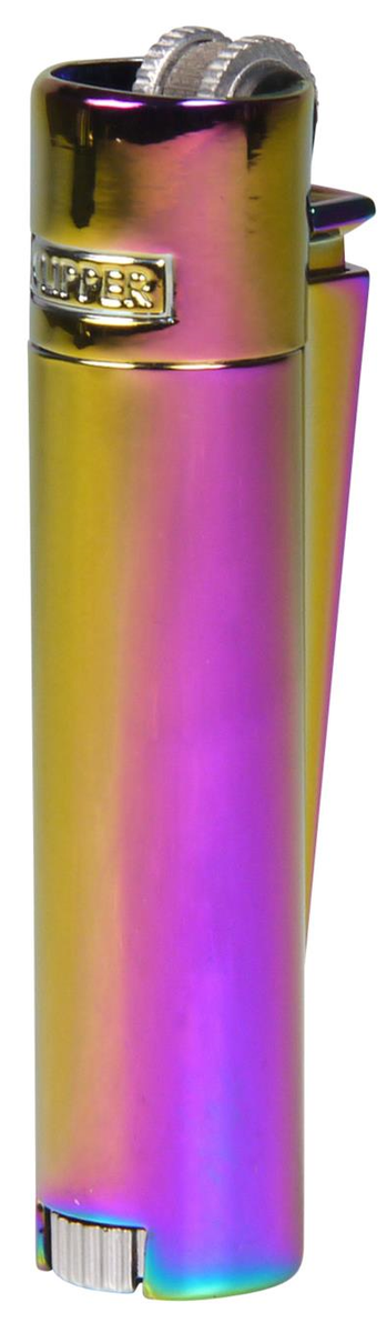 CLIPPER Micro Icy Refillable Metal Lighter, Stone Ignition, Gift Package