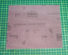 100 Grit Aluminum Oxide CLOTH Sand paper 9 X 11 Sheets