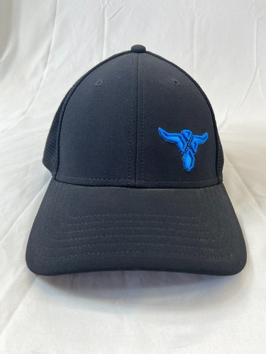 Wrangler 20x Baseball Cap Snapback Hat Black and Blue Embroidered Logo OSFM - Picture 10 of 10